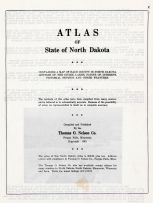 North Dakota State Atlas 1961 
